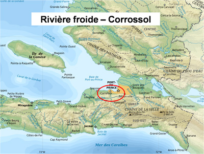 carte Rivière froide - Corrossol