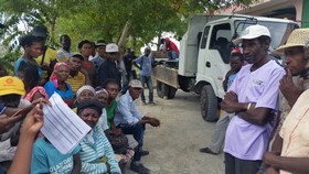 Haïti distribution des matériaux Haïti distribution des matériaux