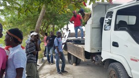 Haïti distribution des matériaux Haïti distribution des matériaux